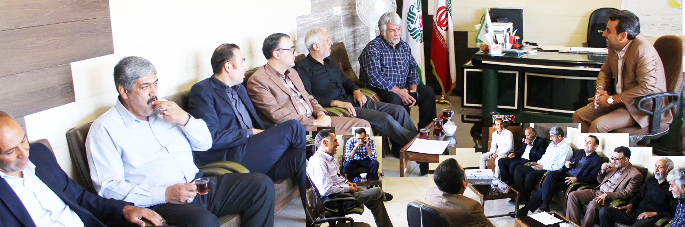 ملاقات رئیس اداره ورزش و جوانان شهر کاشان با شهردار برزک